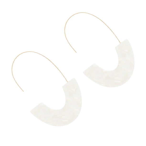 Sonducket 1 par de aretes en forma de U con estampado de leopardo, adornos elegantes para niñas adolescentes Ropa, zapatos y accesorios Miscelánea Blanco Sonducket AP010170-01