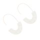 thumbnail image 2 of Sonducket 1 par de aretes en forma de U con estampado de leopardo geométrico universal colgantes para la oreja suministros elegantes para fiestas para Ropa, zapatos y accesorios Miscelánea Blanco Sonducket AP010170-01, 2 of 6