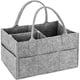 thumbnail image 1 of Organizador de pañales grande gris, portátil para viajes en coche, 1 of 5