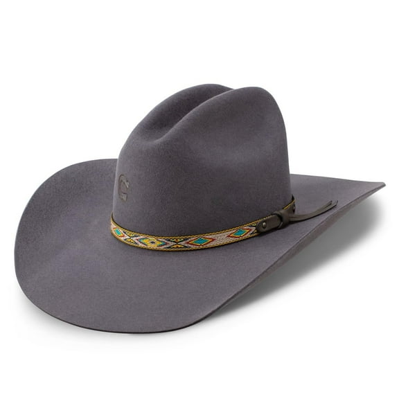 Charlie 1 Horse Runaway Gray Ladies Felt Cowboy Hat 6-3/4