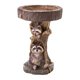 thumbnail image 5 of Estatua de mapache, estatuilla de jardín, cuenco de Baño de aves, alimentador de resina para exteriores, para beber aves silvestres, inauguración de, 5 of 9