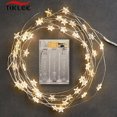 thumbnail image 2 of 2m/4m/5m Christmas STARS Fairy Lights for Bedroom String Battery Powered Adapter Lights Garland Wedding Party Decoration Holiday, 2 of 5