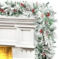 thumbnail image 5 of Christmas Rattan, Encrypted Christmas Decoration Rattan, Door Rattan Door Decoration, 9 Feet 50 Lights, 5 of 5
