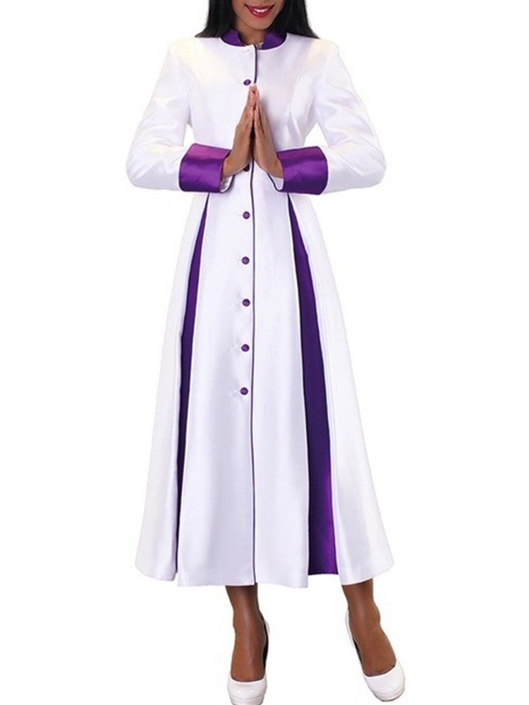 ladies purple church dresses