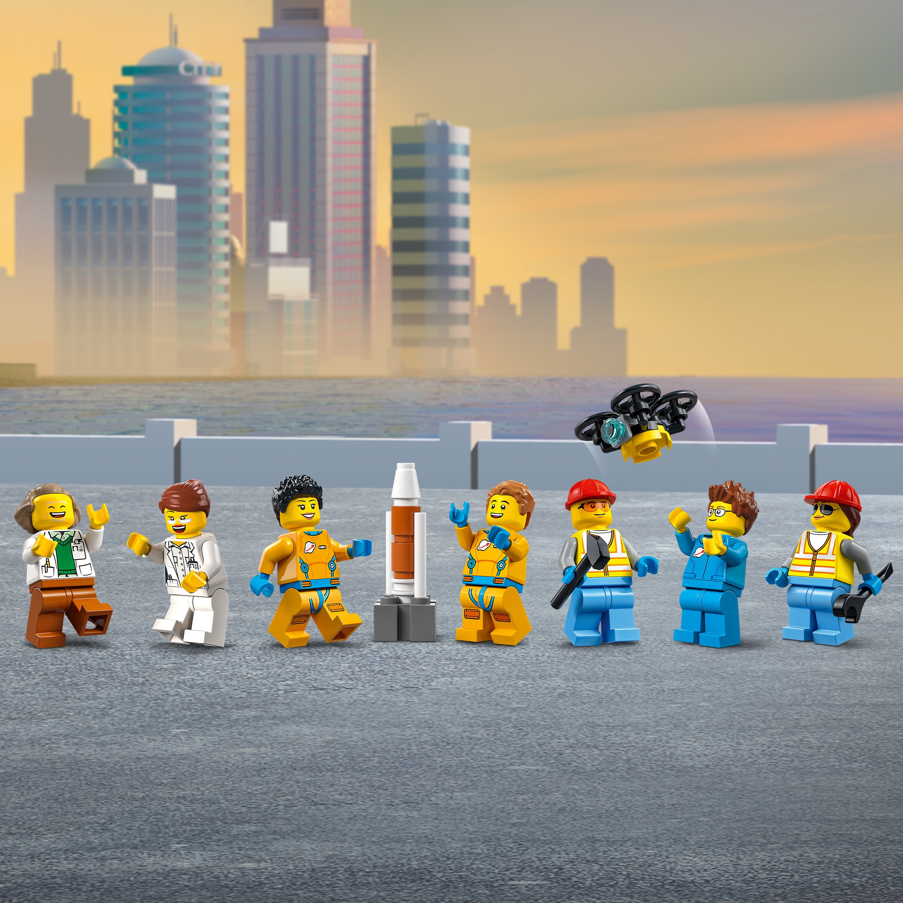 LEGO City Rocket Launch Center Building Toy Set 60351, NASA-Inspired Space Toy with Rocket, Launch Tower, Observatory, and Mission Control, Pretend Play Space Toy for Kids Boys Girls Age 7+ Years Old