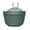 Green, variant on JeashCHAT Hanging Planter, Plants Pot Flower Pot for Patio Porch Garden Balcony, Indoor and Outdoor Hanging Basket Planter with 2 Hooks, Window Box, Green