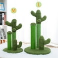 thumbnail image 6 of Pefilos 27" Cat Scratching Post, Cactus Cat Scratcher Post for Indoor Cats Claw Scratcher, Cat Tree Small Kitten , Green L, 6 of 9
