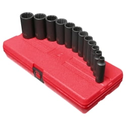 12 Point Sae Socket - 12 Piece 3/8