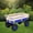 Blue, variant on Heavy Duty Steel Wooden Side Support Cargo Wagon with 10" All-Terrain Air Tires, Up to 220lb Load Capacity, for Towing Kids Toys, Gardening Supplies, Pink