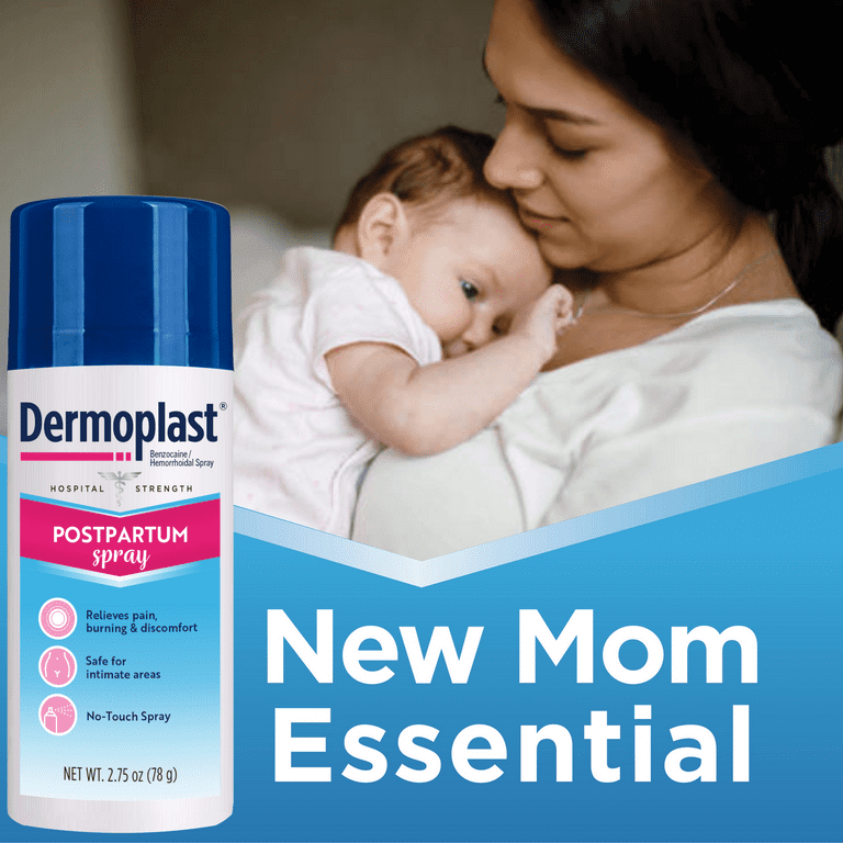 Dermoplast Postpartum Perianal Pain Relief Spray, Unscented, 2.75 oz