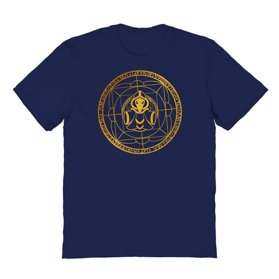Terraria Magician Graphic Navy Men's Cotton T-Shirt