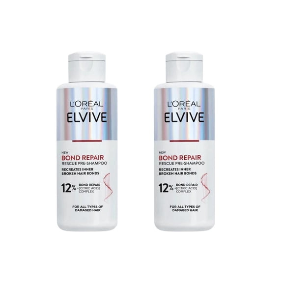 Loreal Paris Elseve Bond Repair Shampoo Treatment 200 ml - 2 Pack