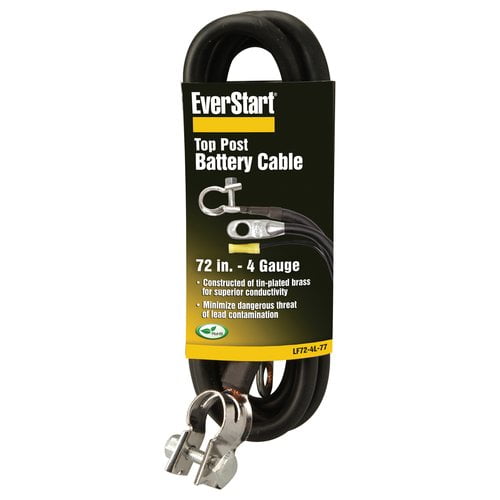 EverStart LF72-4L-77 4-Gauge Top Post Battery Cable 72-Inches