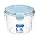 thumbnail image 1 of Toystoory Caja de almacenamiento de latas transparentes selladas de plástico, tarro para conservación de alimentos, contenedor de alimentos, Organizadores de utensilios de cocina azul S, 1 of 6