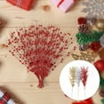 thumbnail image 2 of Christmas Picks Floral Picks, 15" Glitter Artificial Berries Stems for Christmas Tree Ornaments, DIY Xmas Wreath, Crafts, Holiday Home Decor Red 10 Packs, 2 of 7