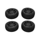 thumbnail image 4 of RiToEasysports Neumáticos de Goma RC, Rueda de 86 Mm con Contorno de Orificio en V 1/10 Piezas de Actualización de Coche RC para WLToys 144001 124018 124019 12428(Negro) Ecomeon no, 4 of 6
