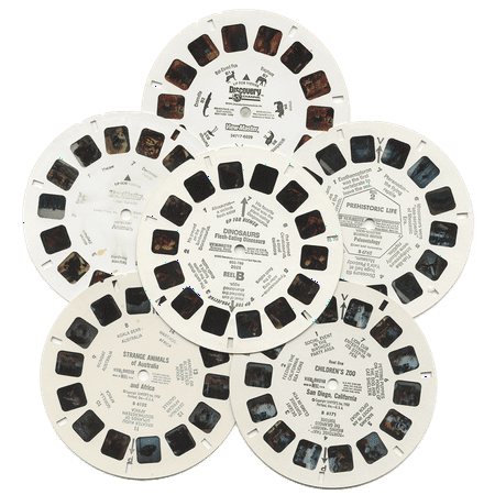 View-Master Animals 6 Reels - Dinosaurs, Animals, Strange Animals of Australia and Africa
