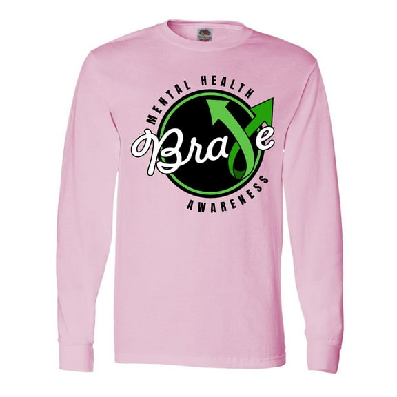 Inktastic Mental Health Awareness Brave Long Sleeve T-Shirt