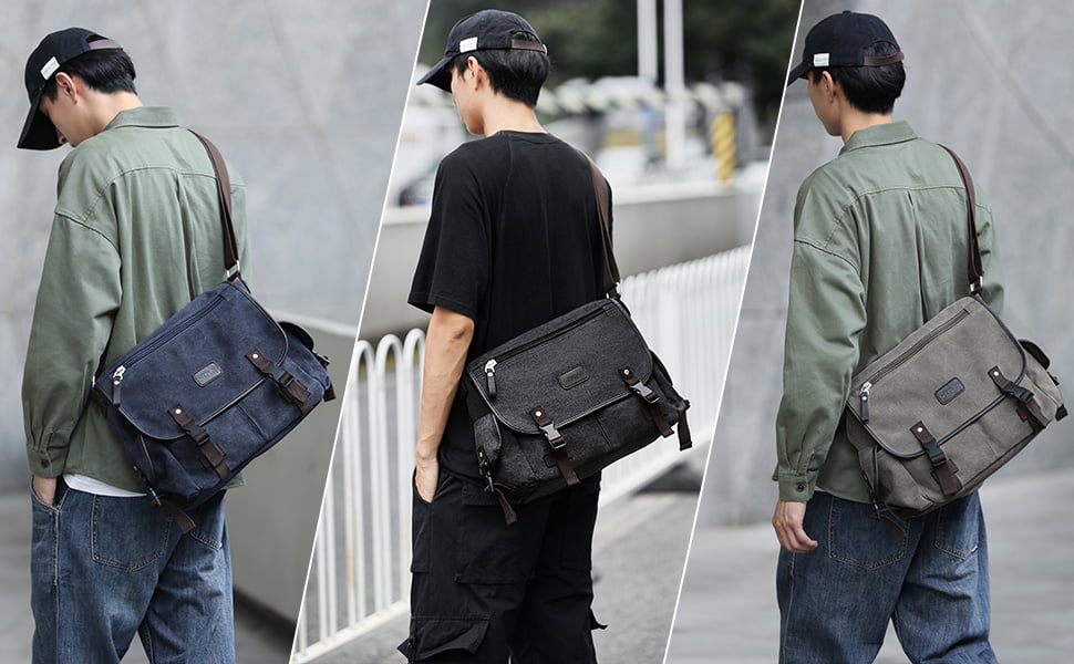 Canvas Portable Outdoor Men's Casual Sports One-shoulder Messenger Bag
