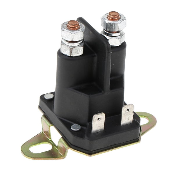 Solenoide de Arranque de Motor de 12 V de Repuesto para Reemplaza a 18736100/0 18736110/0 (negro) Zulema Relé de inicio solenoide