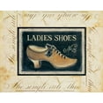 thumbnail image 2 of Poloson, Kimberly 14x12 White Modern Wood Framed Museum Art Print Titled - Ladies Shoes No. 25, 2 of 4