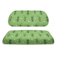 thumbnail image 2 of Pzuqiu Cartoon Golfer Pickle Golf Cart Seat Covers Set - Breathable Stretchable 2-Piece Cover - Funny Golf Accessory for EZGO, Club Car & Yamaha, 2 of 10