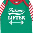 thumbnail image 4 of Inktastic Future Lifter Weightlifting Boys Long Sleeve Baby Bodysuit, 4 of 5