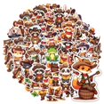 thumbnail image 3 of 35pcs-50pcs Cute Animal Stickers Cowboy Character Stickers PVC Stickers for Laptops Notebooks Suitcases, 3 of 9