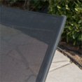 thumbnail image 6 of Noble House Myers Outdoor Black Mesh Lounge with Grey Aluminum Frame (Set of 2), 6 of 43