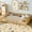 Natural, variant on Harper & Bright Designs Full Size Floor Bed with Guardrails and Door, Wood Platform Bed for Boys and Girls, Gray