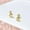 Gold, variant on Sterling Silver Tiny Heart CZ Stud Screw Back Helix Piercing Earrings A4166-Gold