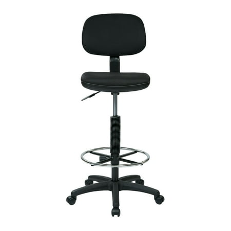 UPC: 0090234139195 | Office Star Products Sculptured Seat and Back Drafting Chair with Adjustable Foot Ring