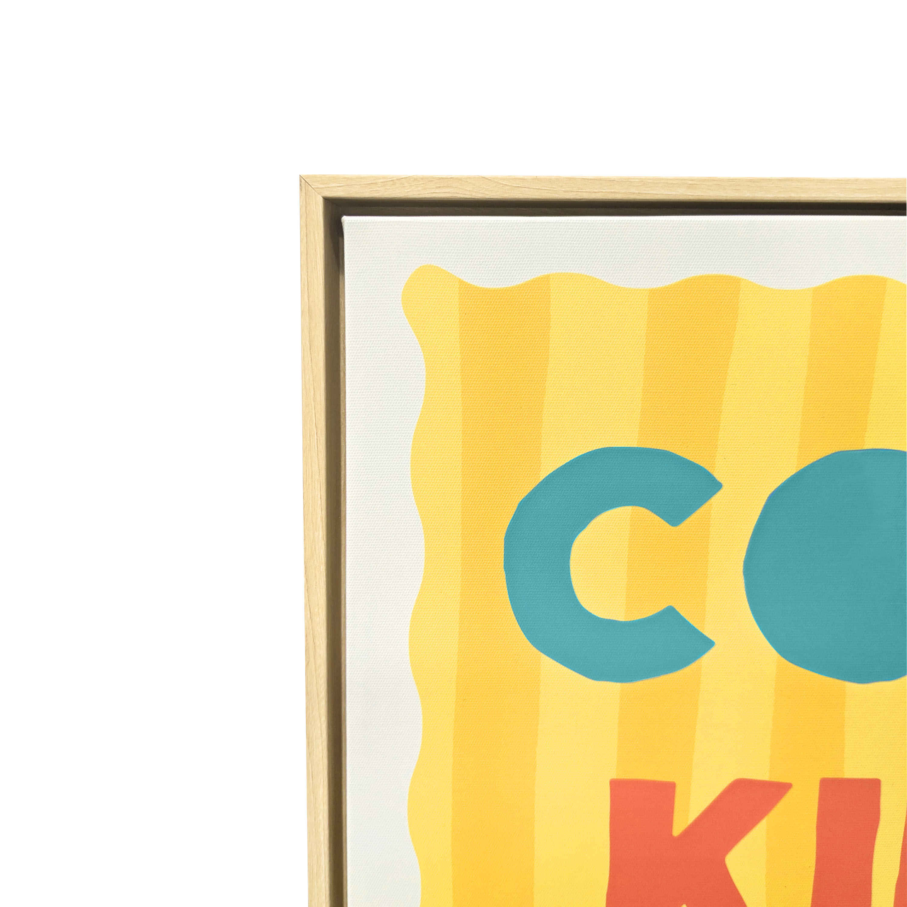 House of Happy 16x20 "Cool Kids Club" Kids 3D Printed Wall Art on Canvas