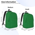 thumbnail image 2 of Disketp Green St. Patrick’s day Mochila de Lona Estampada, Mochila Escolar de Viaje Ligera para Estudiantes y Portátil-Medium, 2 of 5