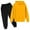 Yellow, variant on BLVB Toddler Girls Boys 2 Piece Tracksuit Sweatsuits Sets Long Sleeve Hoodies Jogger Pants Outfit Set Fall Clothes for Children