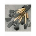 thumbnail image 5 of 12-Piece High-End Non-Stick Silicone Kitchen Utensils Set - Heat-Resistant Ergonomic Wooden Handle, 5 of 11