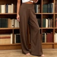thumbnail image 5 of Gytharion Women's Wide Leg Yoga Pants Elastic High Waisted Fitness Pants Stretchy Loose Solid Color Sports Pants with Pockets, 5 of 5