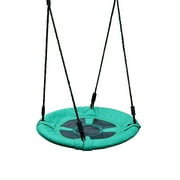 Gorilla Playsets Eclipse Swing - Large - Green with Black Ropes