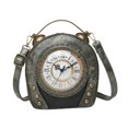 thumbnail image 3 of Bolso de hombro para mujeres Resas clásicas de reloj clásico para viajar en las compras de verano en la calle Gris, 3 of 8