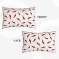 thumbnail image 4 of Bixox Chili Printed Pillow Protector,Super Soft Ideal for Home,Guests,Rentals - 20"x30", 4 of 8