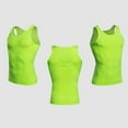 thumbnail image 2 of Mens Tank Tops Tight Solid Color Crew Neck Sleeveless T-shirt Fashion Outdoor Holiday Beach Sport Ventilate Vest Comfy Dailywear, 2 of 4