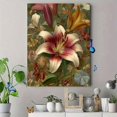 thumbnail image 4 of Hummingbird Lily Art Canvas Print Full House Multi Scene Wall Decor, 4 of 8