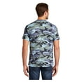 thumbnail image 2 of Port & Company Men's 5.4-oz 100% Cotton Camo Tee Shirt Woodland Blue Camo X-Large, 2 of 6