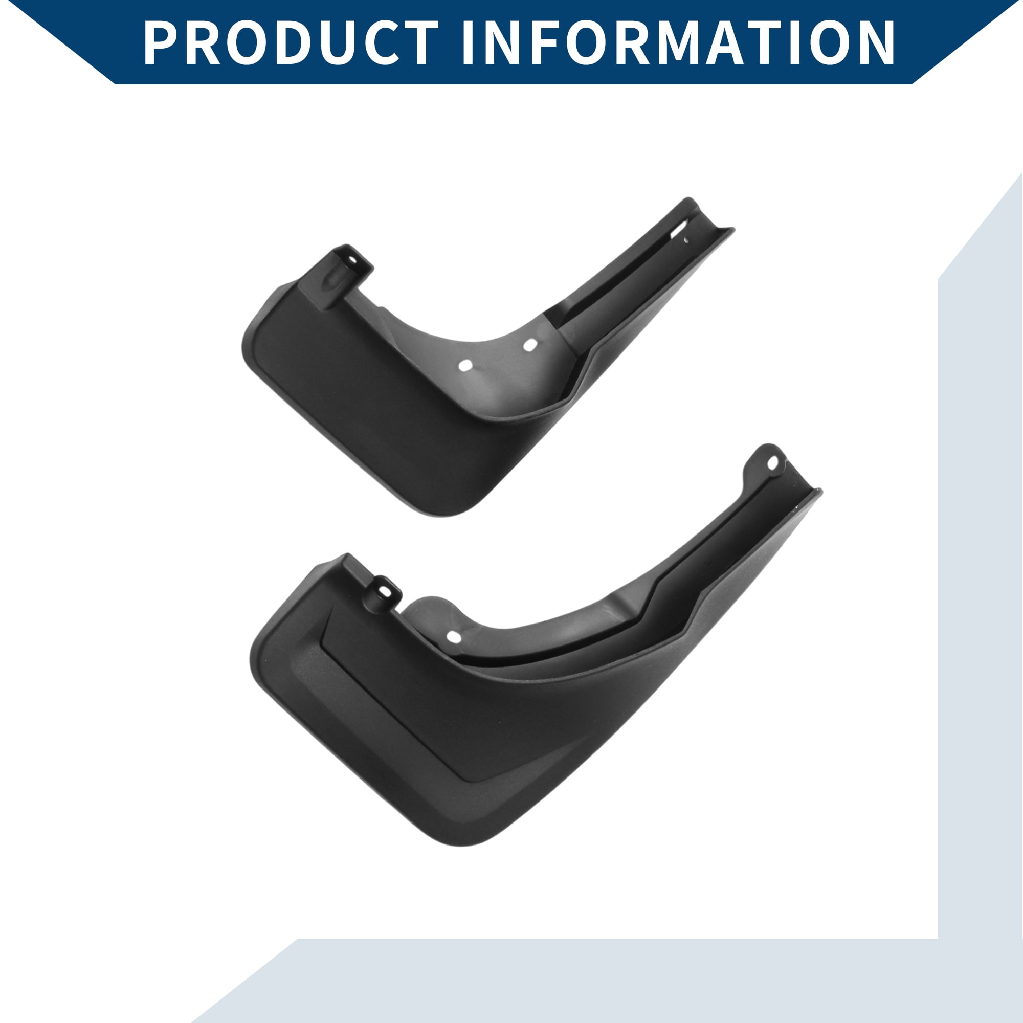 Unique Bargains Mud Flaps Splash Guards W/Mount  Accessories for Mercedes-Benz GLC Low-level Configuration without Pedal 2023-2024 Front and Rear Mud Guards 1 Set