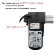 Kaidi Motor Model KDYJT006-20 Linear Actuator for Power Recliner