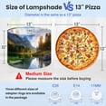 thumbnail image 2 of Lampshades 2 Pack Fantastic autumn sunset Hintersee lake 13"x13"x10" Light Shade for Table Lamps Floor Lamp Shades Lampshade Replacement Easy Assembly, 2 of 8