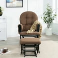 Nursery Glider & Ottoman Sets, Reclining Swivel Glider Rocker with