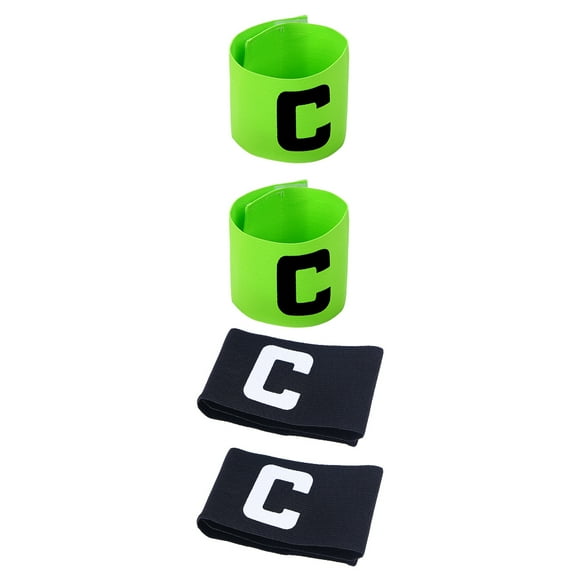 4Pcs Captain Armbands Reusable Football and Basketball Bands