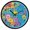 Colorful Cute Bears, variant on Dailycode Night Light Wall Clock Glow in The Dark 12 inch Battery Operated Silent Luminous Clocks, Shining Butterflies and Star