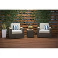 thumbnail image 4 of Homestyles 6800-11D-T Palm Springs Outdoor Side Table & Two Arm Chair, Brown, 4 of 12